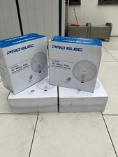 Pro Elec 16 inch Wall Mounted Fan With Remote Control - White PEL01926