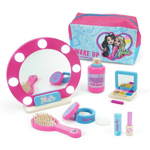 Barbie makeup set wooden - set, toy