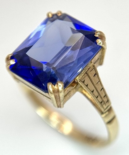 Antique art deco ring - antique, gold