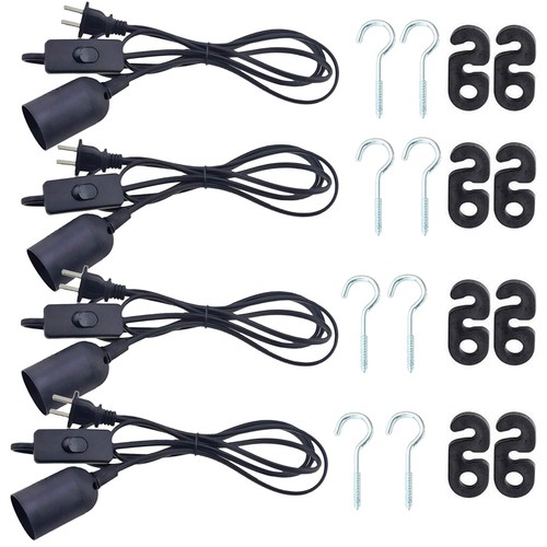 4packs 9ft e26 - e26/e27, led