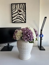 Luxury Malone Ginger Ceramic Jar & flowers (Large)