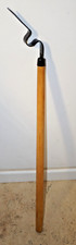 Vintage Garden Hand Tool 68cm Daisy Grubber Dandelion Weeder Wooden Handle 1970