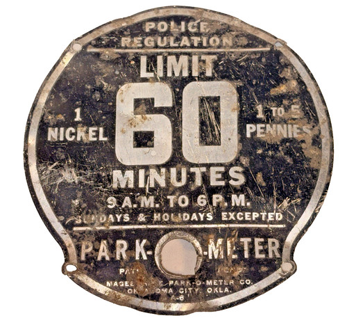 Vintage parking meter - vintage,