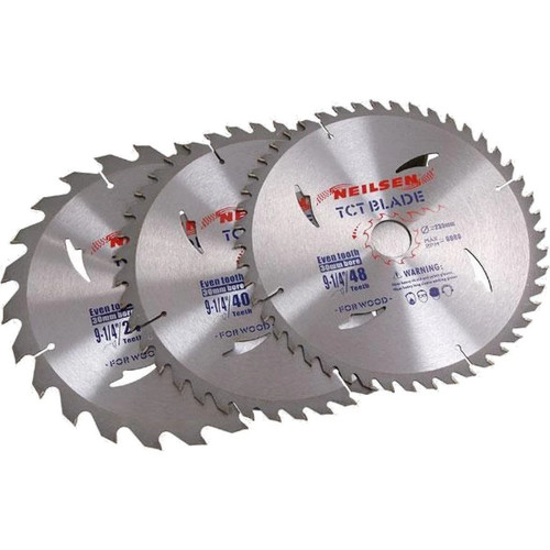 Saw blade neilsen 3pc tct - blade,
