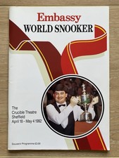 Embassy World Snooker Crucible Finals 1992 Stephen Hendry Jimmy White Tony Drago