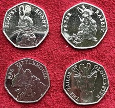 beatrix potter 50p full set 2018 … UNCIRCULATED