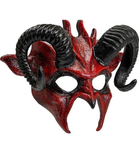 Halloween red devil mask - halloween,