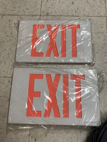 Astralite exit emergency - emergency, sign