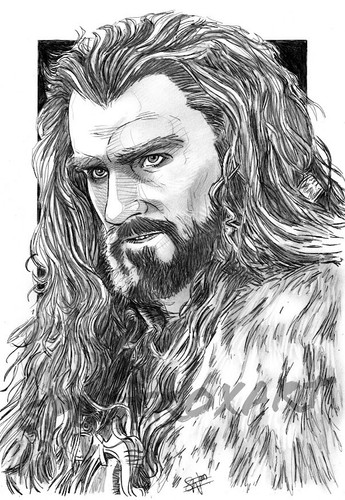 Original art thorin - original, "thorin