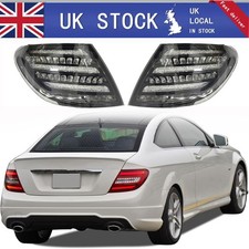 PAIR LED REAR TAIL LIGHT LAMP FIT MERCEDES C CLASS W204 C250 C350 C63 2011-2014