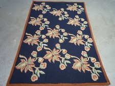 Lovely European style Kashmir needlepoint rug (  5ft.8" x 3ft.10")