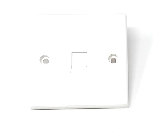 Single gang modular wall plate - modular,
