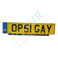 Cherished Personalised Registration Number Plate OP51 GAY ..