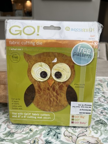 Accuquilt owl die - go, number