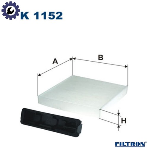 Filter cabin air - air, 1152
