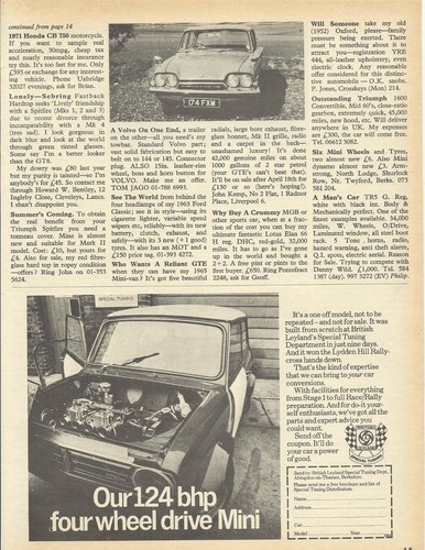 British leyland special tuning - leyland,