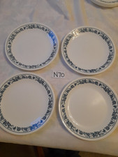 4 x CORNING CORELLE Old Town Blue Onion  21.7cm  DESSERT SIDE PLATES