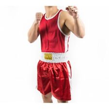 Dominus Red Boxing Vest Singlet Various Sizes S M L XL XXL XXXL SK0 DD