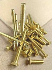 MACHINE SCREWS SOLID BRASS