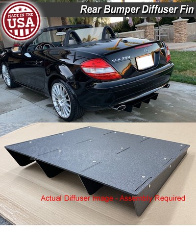 Rear bumper spoiler - bumper, diffuser