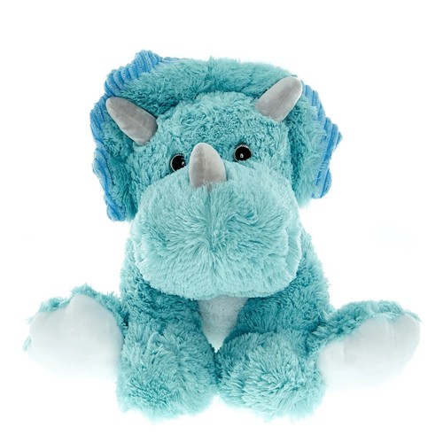 Large blue dinosaur soft toy - blue,