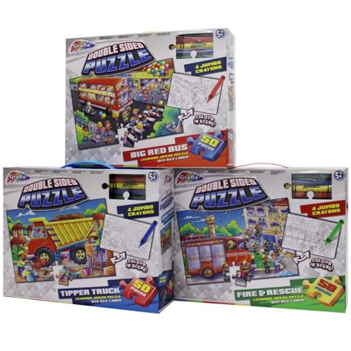 Giant double sided - double, jigsaw