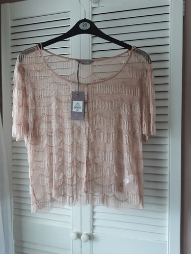 Ladies beaded top sophie - beaded,