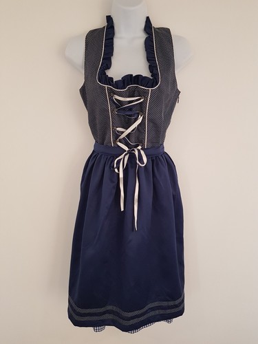 Vintage dress blue dirndl - vintage,