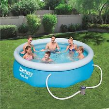 Bestway Inflatable 10x30" Fast Set Family Round Paddling Swimming Pool A-BW57270