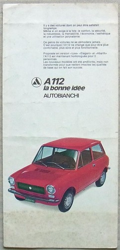 Autobianchi a112 elegant - autobianchi,