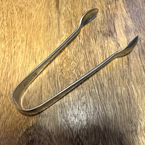 Victorian epns sugar tongs - epns, g