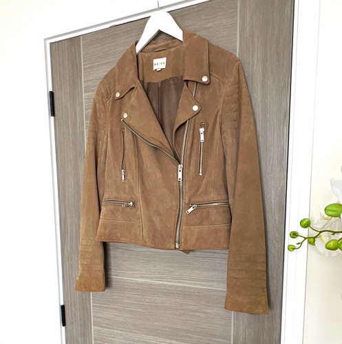 Reiss women brown - brown, suede