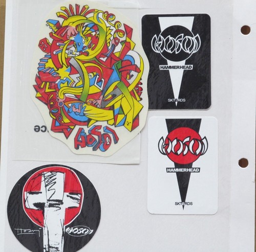 Christian hosoi sticker lot - hosoi,