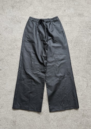 Zara woman black leather look - woman,
