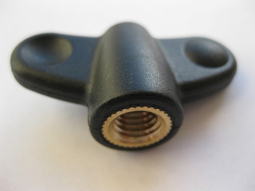 Wing knob nut m6 - knob, m4