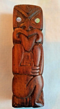 Vintage Maori art, carved hard