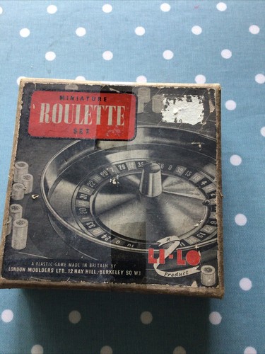 Roulette set miniature vintage - set,