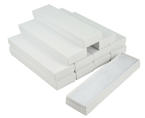 White gloss cardboard box - white,