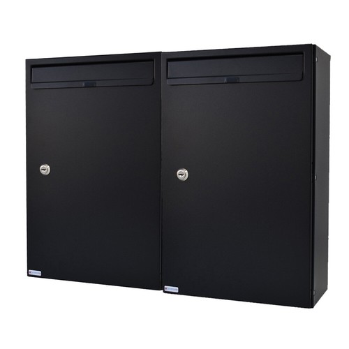 Communal post box wall mounted - communal,