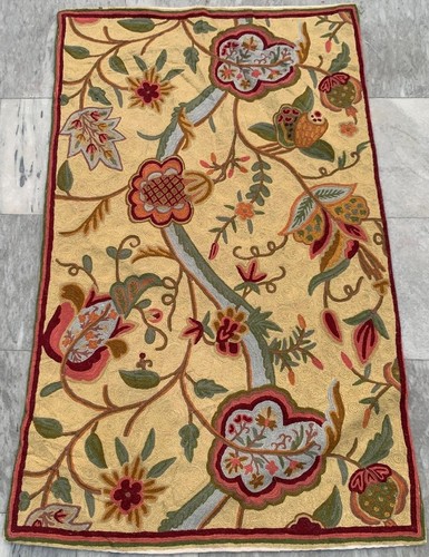 4x2 vintage aubusson floral - 4x2,