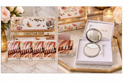 Dior silver compact - dior, mirror
