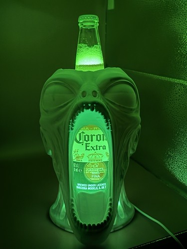 Alien head bottle lamp - lamp, 23cm