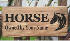 Custom horse pony - custom, sign
