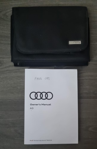 Audi owners manual wallet - audi,
