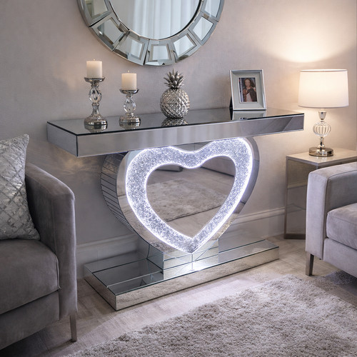 Crushed diamond mirrored led - crushed,