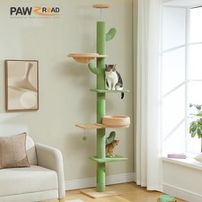 PAWZ Road Floor to Ceiling Cat Tree Adjustable Climbing Tower Scratching Post