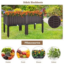 2 Grids Raised Garden Bed