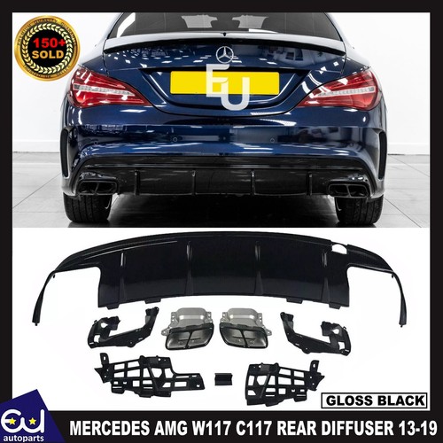 Rear diffuser for - for, mercedes