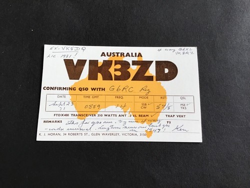 Vintage qsl radio - qsl,