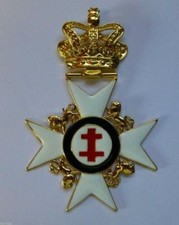 Knights Templar Past Preceptor Collarette Jewel – Hinged Design – LR322